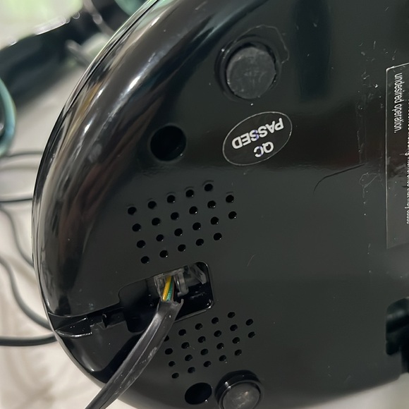 Retro table top phone. telephone redial flash. Black. - Picture 4 of 10